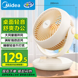 美的（Midea）【小型风扇】轻音台式桌面空气循环扇家用柔风电风扇宿舍办公迷你台扇落地扇空调伴侣 GAF18AD