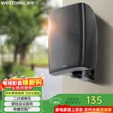 威斯汀吸顶音响家庭影院壁挂式音箱 定压喇叭B05黑色一个 学校商用超市店铺公共广播/峰值功率30W