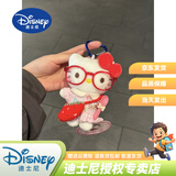迪士尼正版厨师helloKitty包包挂件钥匙扣眼镜哈喽kt猫玩偶公仔女生礼物 粉色喵咪睡衣套装kitty【正版】