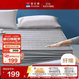 富安娜家纺加厚床垫保护垫纯棉抗菌褥子可水洗床罩防滑保护套180*200cm