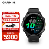 佳明（GARMIN）Forerunner970旗舰铁三户外运动手表ECG心电心率跑表-极夜黑47mm