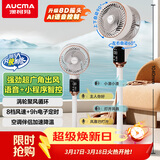 澳柯玛（AUCMA）8D摆风语音遥控空气循环扇电风扇家用落地扇台式小型轻音桌面卧室办公小风扇母婴KYT-19Z305(Y)