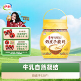 伊利宫酪 呼伦贝尔奶皮子酸奶 珍贵菌株 醇香厚奶皮风味酸乳520g/桶