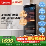美的（Midea）立式消毒柜 450L大容量家用商用消毒碗柜 餐厅食堂厨房碗筷餐具茶杯碗柜【政府补贴】 450R04