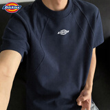 Dickies短袖男T恤2026新款小众设计感解构拼接半袖男款夏季宽松男士上衣