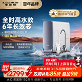史密斯（A.O.SMITH）佳尼特净水器 蓝鲸1000G 家用净水器厨房专用台下用净水机直饮一体机 6年RO膜 冠军之选CR2500AE1