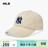 MLB帽子男女情侣棒球帽软顶鸭舌帽休闲运动帽四季3ACP6601N-50BGP-F