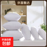 沙发抱枕芯靠枕芯十字绣靠垫芯子靠背方枕芯靠垫靠背抱枕靠垫 白色无边 含枕芯 45*45cm（450g）