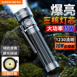 神火（SupFire）RX25手电筒强光手电超亮超长续穿天家用小型军户外照明应急停电灯