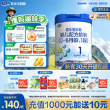 君乐宝(JUNLEBAO)乐铂婴儿配方奶粉808克(0-6个月龄，1段) 新老随机发