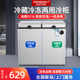 东之开立大容量双开门双温冰柜家用商用冰箱冷藏冷冻柜节能电脑控温 双开门智能款117升