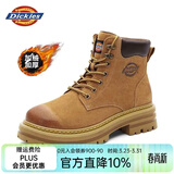 Dickies马丁靴男鞋2026春季百搭靴子男女情侣大黄靴厚底增高鞋子男工装靴 57土黄（加绒款） 42 【偏大一码，适合运动鞋43】