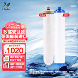 道尔顿【英国原装进口】D-CP203/DIP301净水器专用滤芯套装   M12UCC（2504型）陶瓷滤芯+KDF活性炭滤芯