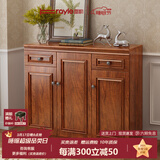 雷勒鞋柜新中式简约现代门厅柜客厅收纳柜子储物柜多功能美式玄关柜 403款120*34.3*100cm