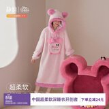 静韵【超柔软】迪士尼米奇睡裙女冬珊瑚绒软棉棉家居服保暖睡衣