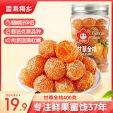 雪海梅乡甘草金桔400g/罐 果干金橘干甘草味蜜饯果干休闲零食