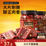 三只松鼠风干猪肉片250g香辣味 休闲零食肉脯健康罐装小吃耐嚼充饥高蛋白