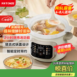 天际（TONZE）电炖锅 煲汤锅 沸炖系列家用陶瓷炖锅 全自动炖汤锅煮粥锅直炖锅 电炖锅煲汤4-8人 5升 DDG-50DF
