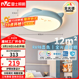 雷士（NVC）LED照明吸顶灯儿童氛围卧室灯健康护眼创意可爱童趣卡通龙猫蓝色