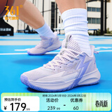 361°361度篮球鞋男鞋BIG3TEAM2.0春夏季新款革网面透气学生实战训练鞋 【se轻透版】紫杭罗 42