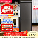 荣事达（Royalstar）183升小冰箱小型家用出租房办公室宿舍双开门两门双门二门电冰箱节能省电低音钛深灰BCD-183L9RSZ