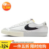 耐克NIKE运动板鞋男复刻BLAZER LOW运动鞋DZ2544-100白黑43