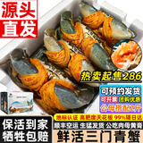 海仙津【活蟹】三门鲜活青蟹礼盒鲜活发货大红膏母红膏蟹大螃蟹 保活公母搭配 3-5只2斤（净重）