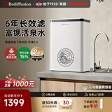 Rediffusion英国百年瑞迪生净水器家用净水机三芯进口RO反渗透厨下式过滤器纯水机直饮净水机天瀑1000g巴马矿 【性价比款】天瀑2.0