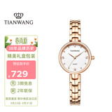 天王（TIAN WANG）手表女 生日礼物星辰系列钢带石英女表玫瑰金色LS31387P.P.W