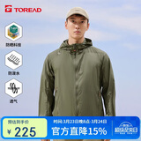 探路者（TOREAD）防晒衣男春夏透气防紫外线UPF50+皮肤衣户外防泼水防晒服薄外套