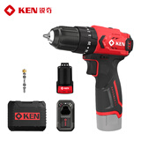锐奇（KEN）12V冲击钻Q12XT-1无刷锂电钻多功能手电钻家用螺丝刀起子机工具