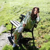 桑罗26新款真丝睡衣李兰迪明星同款套装100%桑蚕丝外穿家居服礼物女 M