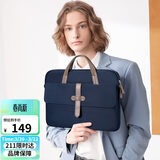 高尔夫（GOLF）电脑包男女14英寸苹果笔记本电脑包手提单肩斜挎包防泼水商务出差