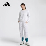 阿迪达斯（adidas）潮流运动休闲七分裤 HF7323 白 M
