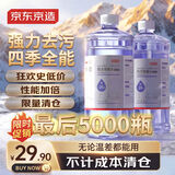 京东京造玻璃水四季适用去虫胶去油膜汽车雨刮水强力清洁剂-25℃ 2L*2瓶