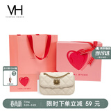 VANESSA HOGAN VH女包茵然软包轻奢通勤斜挎单肩包腋下包生日礼物送女友送老婆