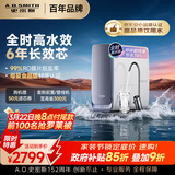 史密斯（A.O.SMITH）佳尼特净水器 蓝鲸1000G 家用净水器厨房专用台下用净水机直饮一体机 6年RO膜 冠军之选CR2500AE1