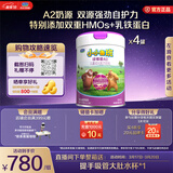 君乐宝小小鲁班诠维爱AII儿童配方奶粉4段800g*4成长套餐 乳铁蛋白