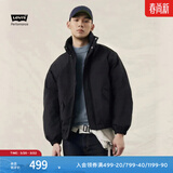 Levi's李维斯情侣同款简约休闲轻薄防寒舒适保暖羽绒服休闲外套 黑色 XL 女生建议拍小一码