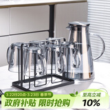 格娜斯玻璃喝水杯子套装家用客厅家庭泡茶杯杯具待客高级感高颜值高档