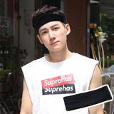 艾梵妮（Eyefanniy） 韩版潮男士运动发带束头带发箍头饰宽边发饰宝宝头套饰品儿童头 13#纯黑色