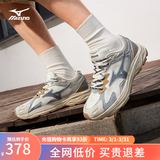 美津浓（MIZUNO）RACER S 软底轻便运动跑步鞋男女同款缓震透气休闲慢跑鞋 01/日系丹宁 39 (250mm)