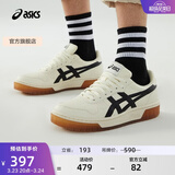 亚瑟士ASICS男鞋女鞋运动休闲鞋复古篮球鞋百搭板鞋 COURT MZ 米白色/黑色 40.5