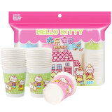 宜洁（yekee）Hello Kitty一次性加厚纸杯 家用办公室纸杯250ML*80只装Y-9560
