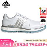 阿迪达斯（adidas）高尔夫鞋TOUR360XT-SL女士golf球鞋运动户外休闲无钉鞋子 EG6483 白色/银色/蓝色 34 （UK3.5）