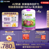 君乐宝小小鲁班诠维爱AII儿童配方奶粉4段800g*4成长套餐 乳铁蛋白