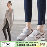 ZHR休闲鞋女精选牛皮舒适百搭女鞋 经典INS潮拼色运动鞋女 韩版时尚轻便透气鞋子女 AK60 米灰色 40