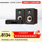 马兰士（MARANTZ）CD6007+普乐之声A200 cd机有源HIFI音响蓝牙5.3发烧监听音箱家用电脑电视音箱 胡桃