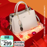 viney牛皮包包女包斜挎妈妈包大容量单肩手提包生日礼物高端送女友母亲