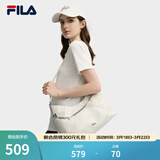 FILA斐乐女包【月牙包】挎包抗菌内里单肩包斜挎包百搭腋下包 云菇白-WT XS